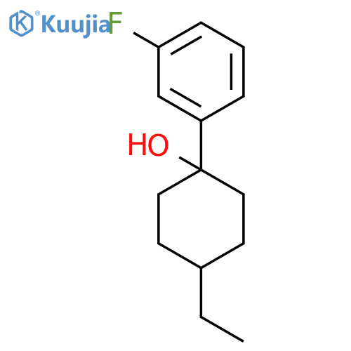 Cyclohexanol, 4-ethyl-1-(3-fluorophenyl)- structure