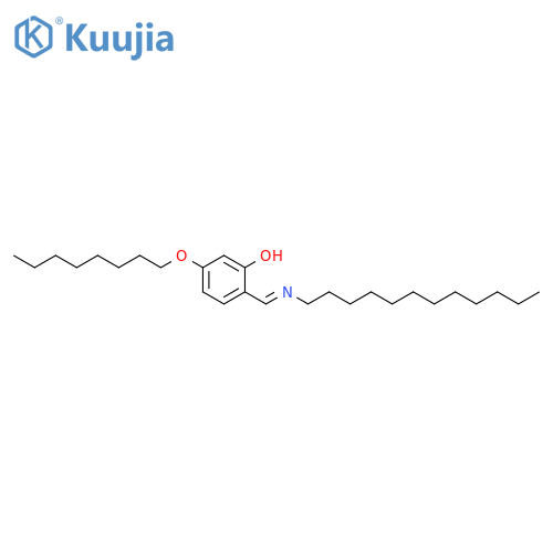 Phenol, 2-[(dodecylimino)methyl]-5-(octyloxy)- structure