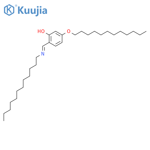 Phenol, 2-[(dodecylimino)methyl]-5-(dodecyloxy)- structure