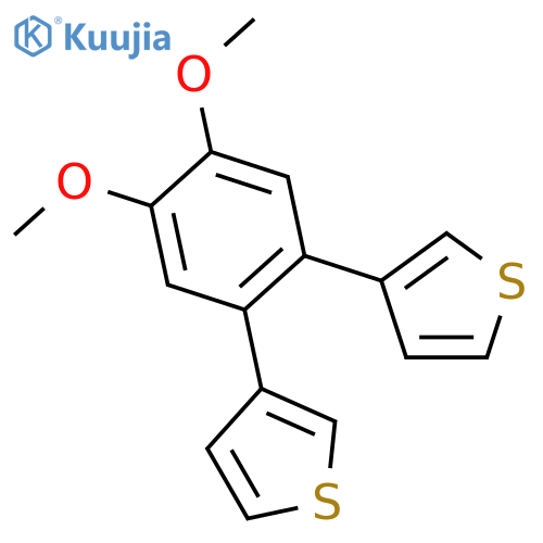 THIOPHENE, 3,3'-(4,5-DIMETHOXY-1,2-PHENYLENE)BIS- structure