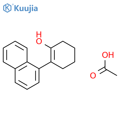 1-CYCLOHEXEN-1-OL, 2-(1-NAPHTHALENYL)-, ACETATE structure