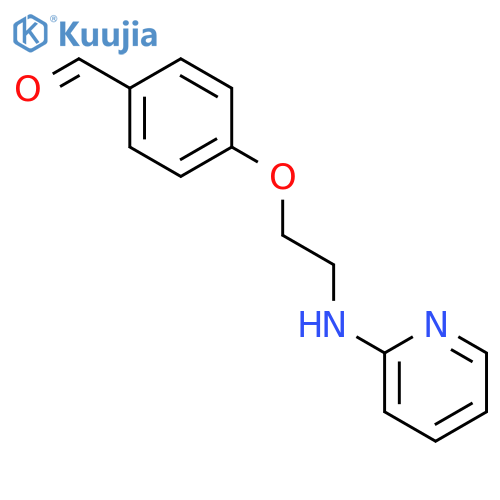 4-N-(2-Pyridylamino)ethoxybenzaldehyde structure