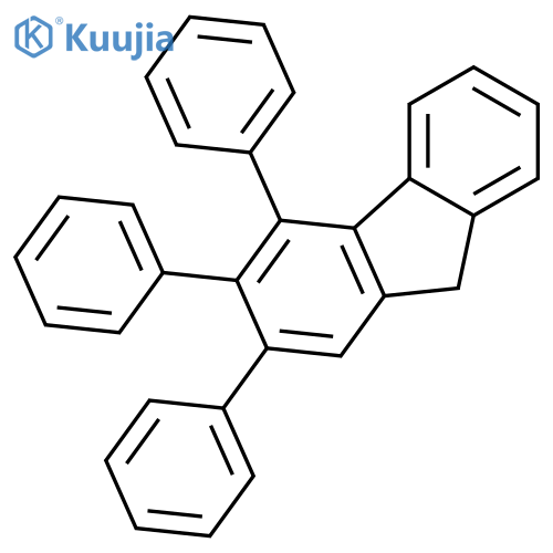 9H-Fluorene, 2,3,4-triphenyl- structure