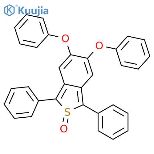 Benzo[c]thiophene, 5,6-diphenoxy-1,3-diphenyl-, 2-oxide structure