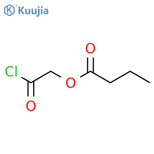 Butanoic acid, 2-chloro-2-oxoethyl ester structure
