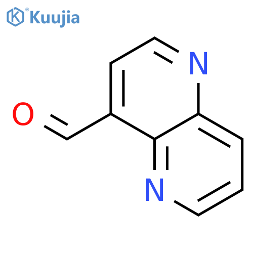 1,5-naphthyridine-4-carbaldehyde structure