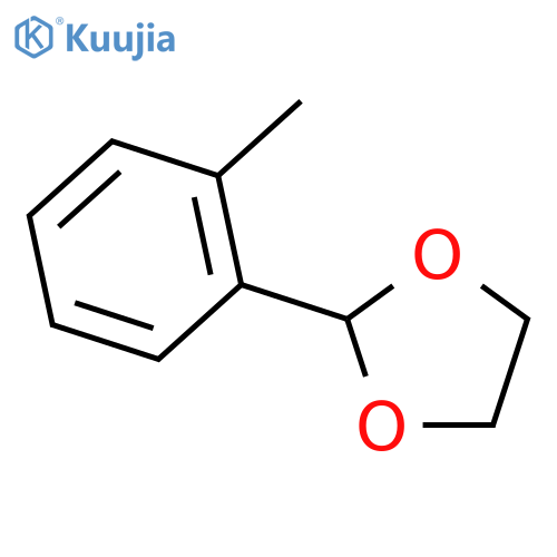 1,3-Dioxolane, 2-(2-methylphenyl)- structure