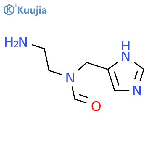 Formamide, N-(2-aminoethyl)-N-(1H-imidazol-4-ylmethyl)- structure