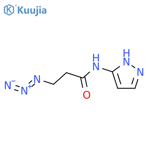 PROPANAMIDE, 3-AZIDO-N-1H-PYRAZOL-3-YL- structure