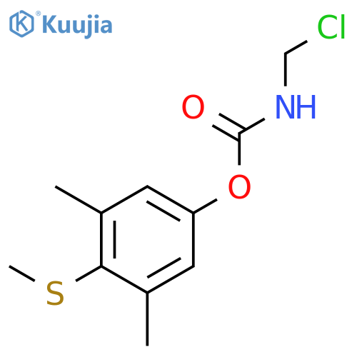 Carbamic acid, (chloromethyl)-, 3,5-dimethyl-4-(methylthio)phenyl ester structure