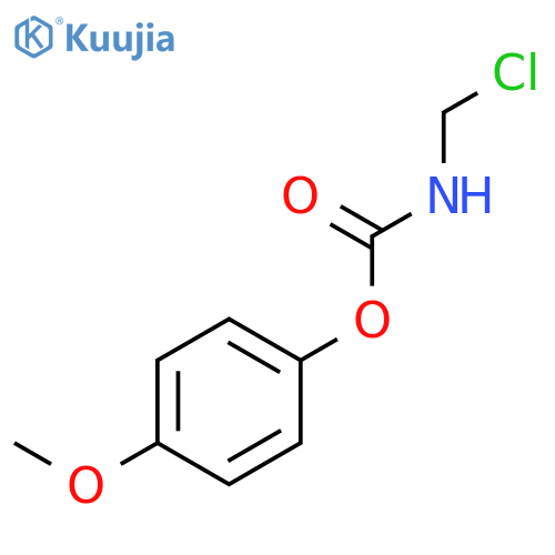 CARBAMIC ACID, (CHLOROMETHYL)-, 4-METHOXYPHENYL ESTER structure