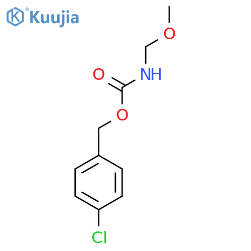 Carbamic acid, (methoxymethyl)-, (4-chlorophenyl)methyl ester structure