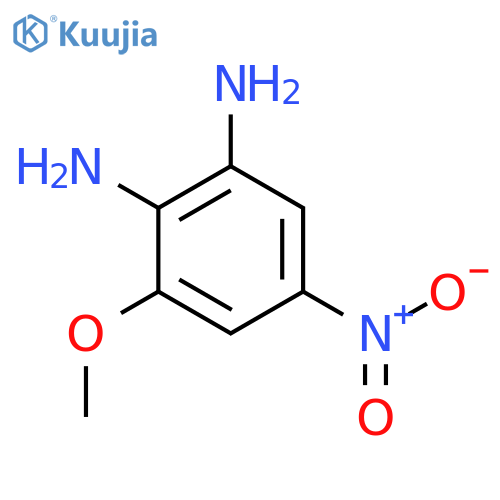 3-methoxy-5-nitrobenzene-1,2-diamine structure