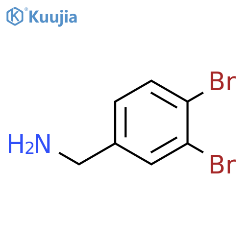 (3,4-Dibromophenyl)methanamine structure