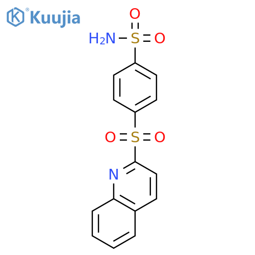 BENZENESULFONAMIDE, 4-(2-QUINOLINYLSULFONYL)- structure