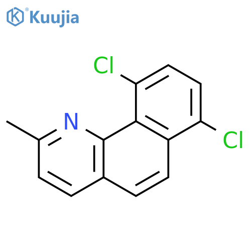 Benzo[h]quinoline, 7,10-dichloro-2-methyl- structure