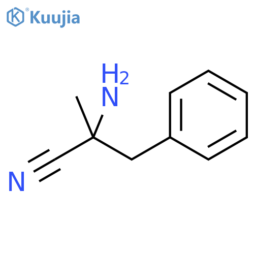 Benzenepropanenitrile, a-amino-a-methyl- structure