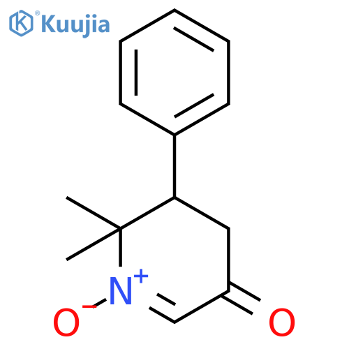 3(4H)-Pyridinone, 5,6-dihydro-6,6-dimethyl-5-phenyl-, 1-oxide structure