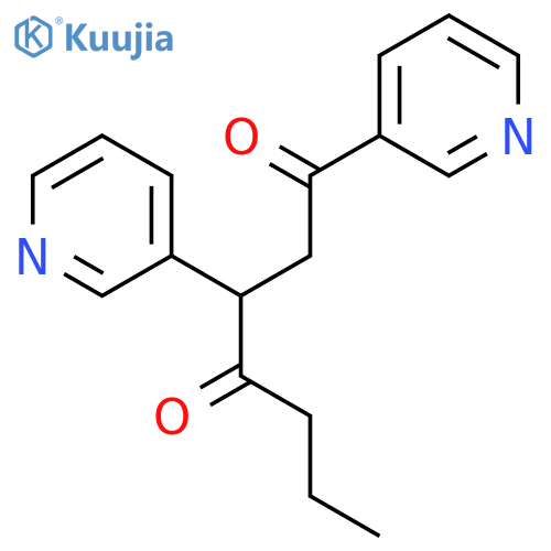 1,4-HEPTANEDIONE, 1,3-DI-3-PYRIDINYL- structure