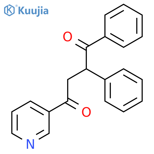 1,4-BUTANEDIONE, 1,2-DIPHENYL-4-(3-PYRIDINYL)- structure