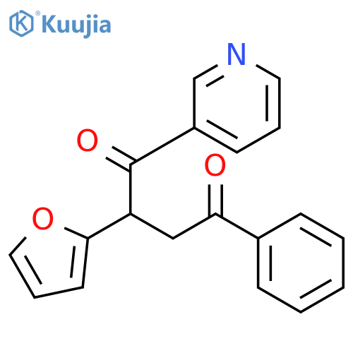 1,4-Butanedione, 2-(2-furanyl)-4-phenyl-1-(3-pyridinyl)- structure