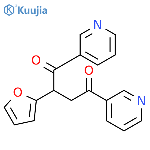 1,4-BUTANEDIONE, 2-(2-FURANYL)-1,4-DI-3-PYRIDINYL- structure