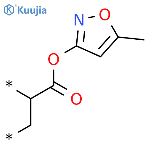 Poly[1-[[(5-methyl-3-isoxazolyl)oxy]carbonyl]-1,2-ethanediyl] structure