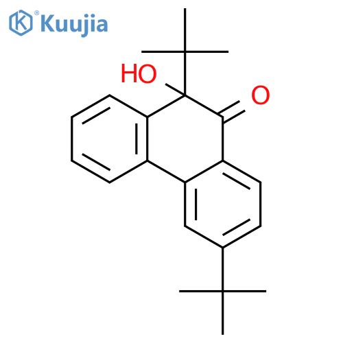 9(10H)-Phenanthrenone, 6,10-bis(1,1-dimethylethyl)-10-hydroxy- structure