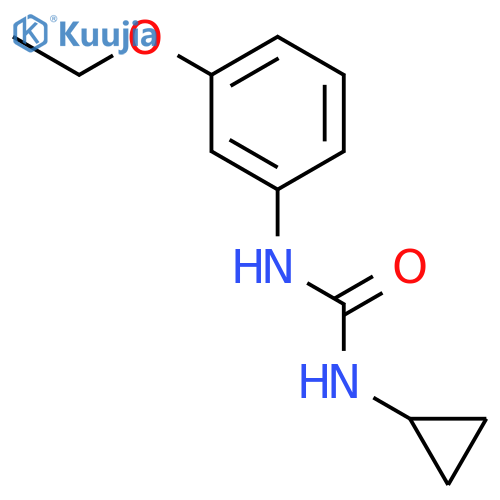 Urea, N-cyclopropyl-N'-(3-ethoxyphenyl)- structure