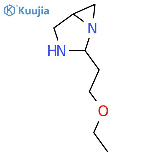 1,3-Diazabicyclo[3.1.0]hexane, 2-(2-ethoxyethyl)- structure