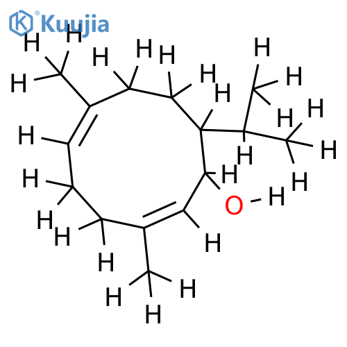 (1E,4E)-7alphaH-germacra-1(10),4-dien-6beta-ol structure