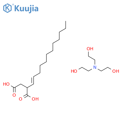 dodecenylsuccinic acid, compound with 2,2',2''-nitrilotriethanol (1:1) structure