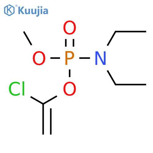 Phosphoramidic acid,diethyl-, 1-chloroethenyl methyl ester (9CI) structure