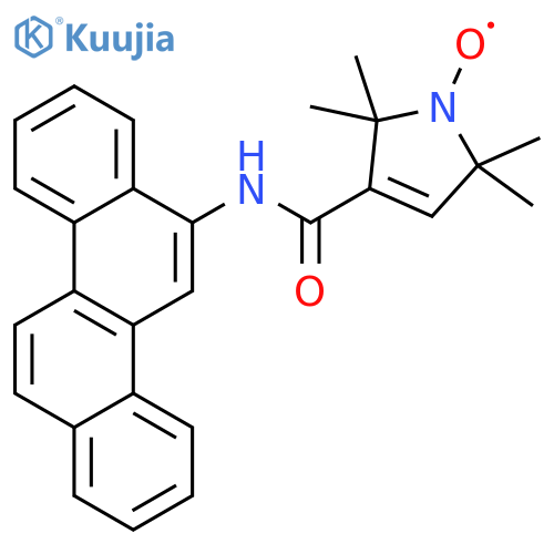 1H-Pyrrol-1-yloxy,3-[(6-chrysenylamino)carbonyl]-2,5-dihydro-2,2,5,5-tetramethyl- (9CI) structure