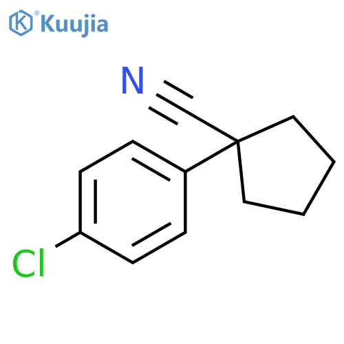 1-(4-Chlorophenyl)cyclopentanecarbonitrile structure