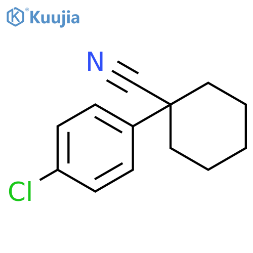 1-(4-Chlorophenyl)cyclohexane-1-carbonitrile structure
