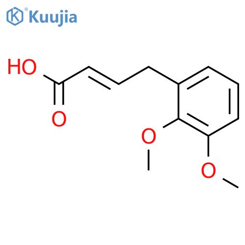 2-Butenoic acid, 4-(2,3-dimethoxyphenyl)- structure
