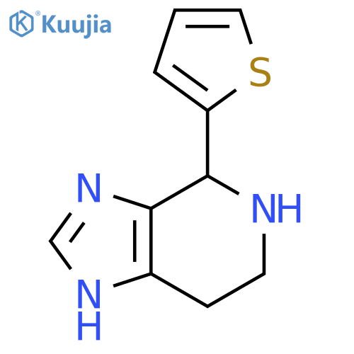 1H-Imidazo[4,5-c]pyridine, 4,5,6,7-tetrahydro-4-(2-thienyl)- structure