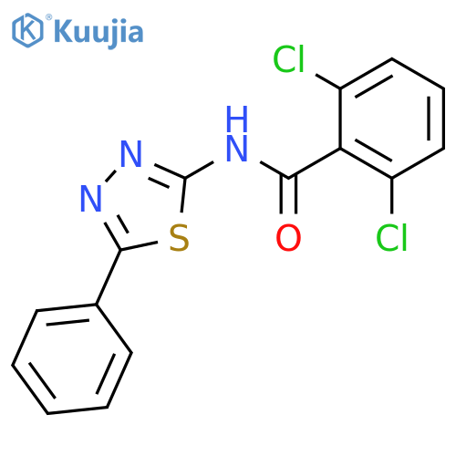 Benzamide, 2,6-dichloro-N-(5-phenyl-1,3,4-thiadiazol-2-yl)- structure