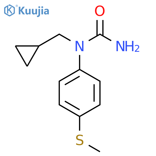 Urea, N-(cyclopropylmethyl)-N-[4-(methylthio)phenyl]- structure