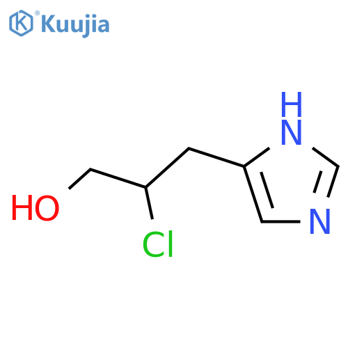 1H-Imidazole-4-propanol,b-chloro-, (S)- (9CI) structure