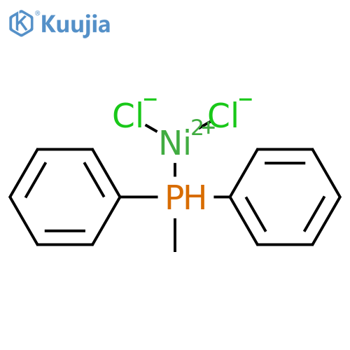 Nickel, dichloro(methyldiphenylphosphine)- structure