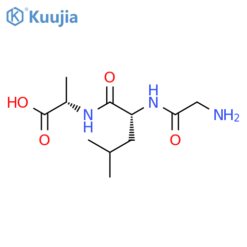 L-Alanine, N-(N-glycyl-D-leucyl)- structure