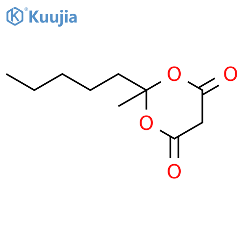 1,3-Dioxane-4,6-dione, 2-methyl-2-pentyl- structure