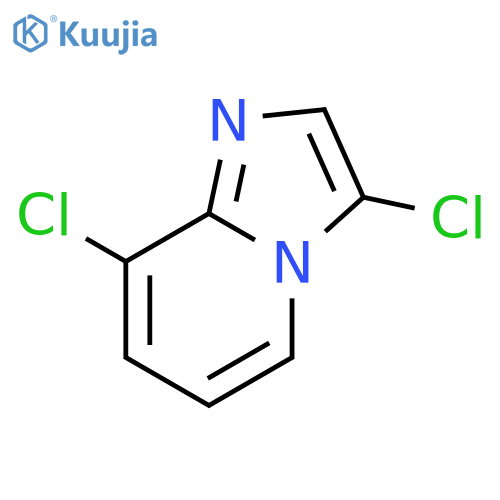 Imidazo[1,2-a]pyridine, 3,8-dichloro- structure