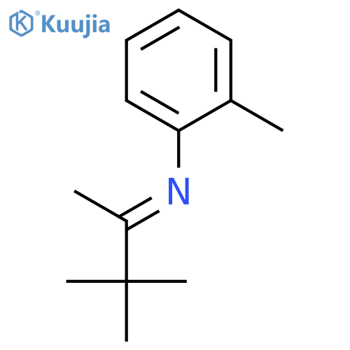 Benzenamine, 2-methyl-N-(1,2,2-trimethylpropylidene)- structure