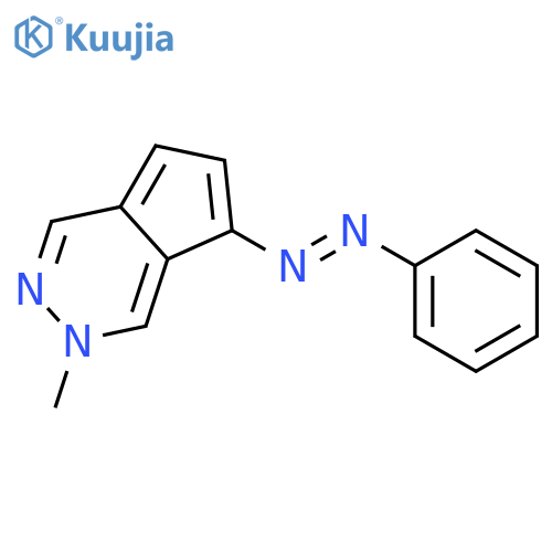 2-Methyl-7-[(E)-phenyldiazenyl]-2H-cyclopenta[d]pyridazine structure