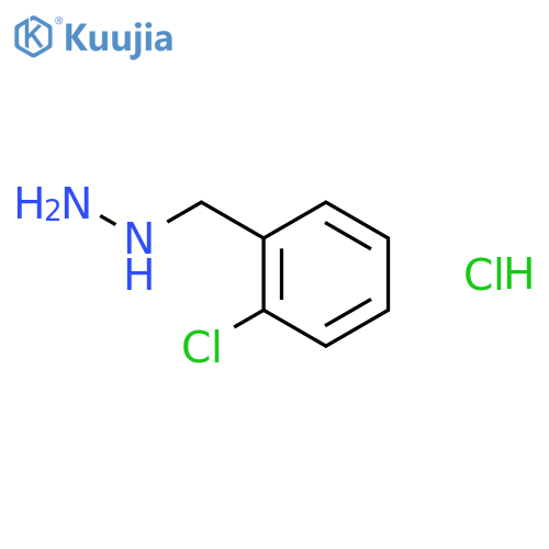 [(2-chlorophenyl)methyl]hydrazine dihydrochloride structure