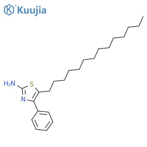 2-Thiazolamine,4-phenyl-5-tetradecyl- structure
