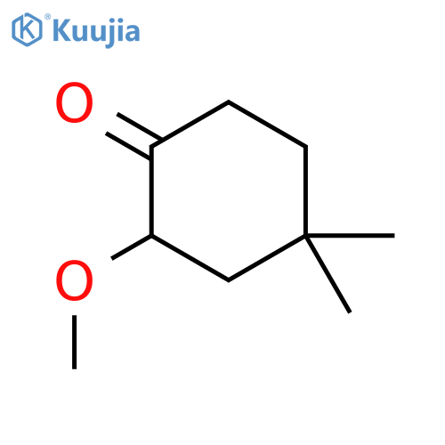 CYCLOHEXANONE, 2-METHOXY-4,4-DIMETHYL- structure